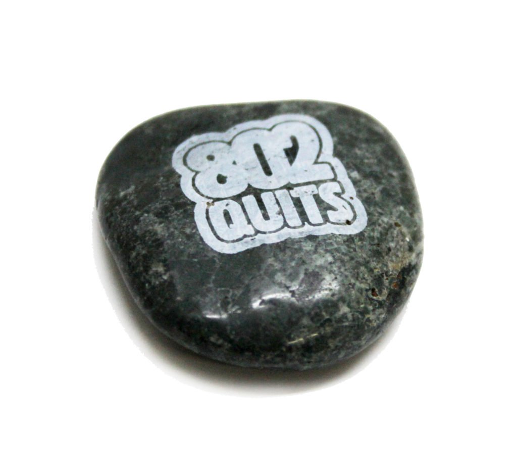 802Quits worry stone